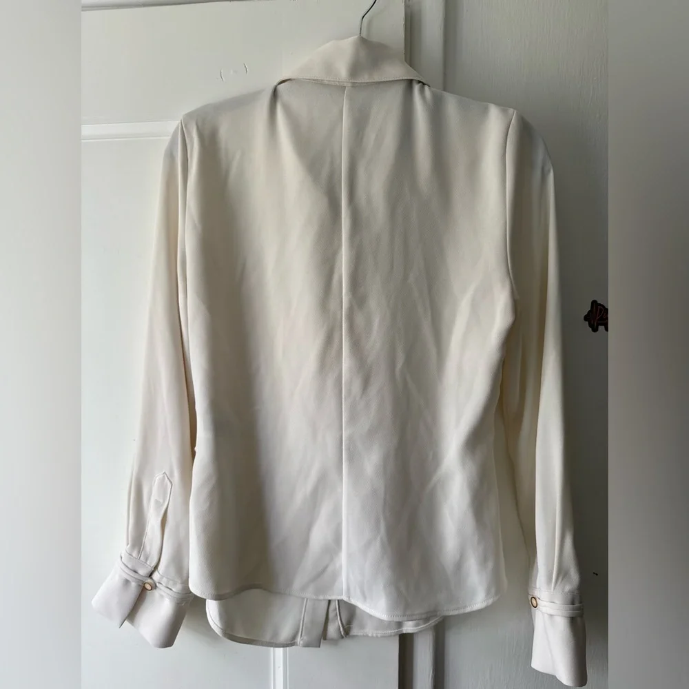 Zara White Button Down Shirt - Picture 4 of 6